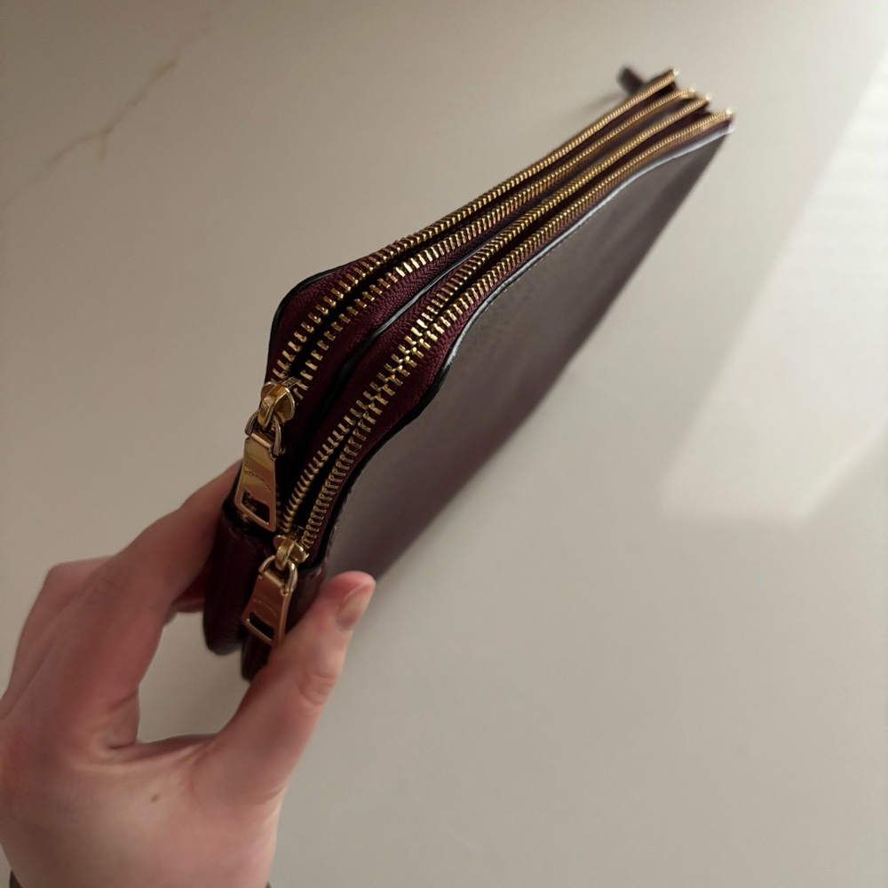 Coach Wristlet Wallet in Deep Burgundy - Picture 6 of 8